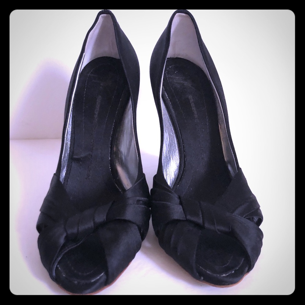 Giuseppe Zanotti Black satin evening heel